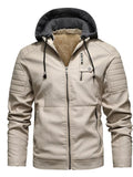 Men’s plus-size hooded zip-up winter jacket product image 1