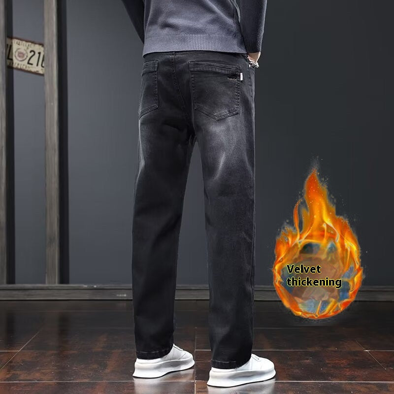 Men’s loose straight-leg jeans - product view 10