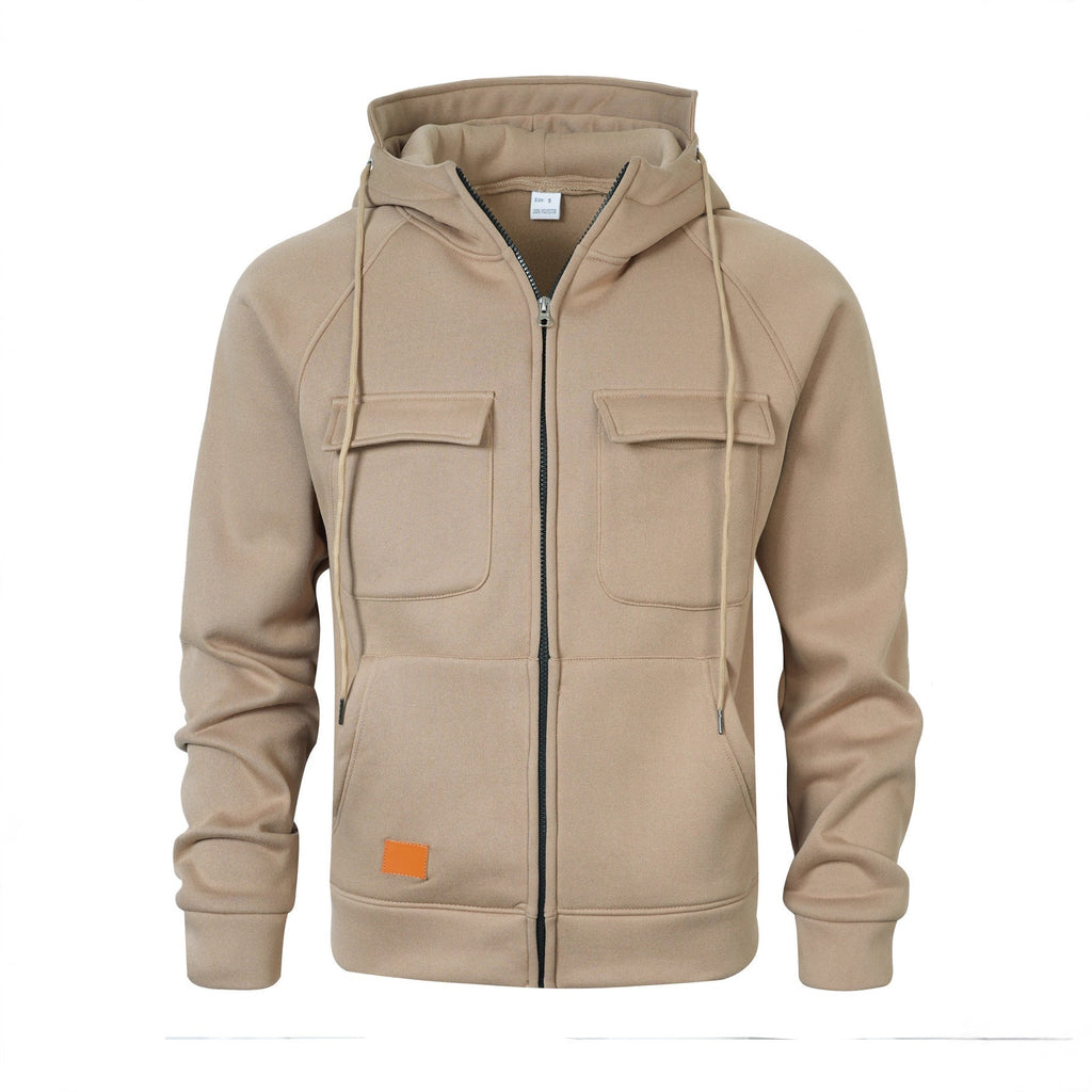 Men’s Multi-Pocket Hooded Sweatshirt product view 4