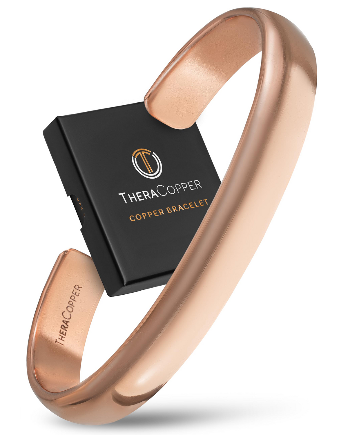 Pure Copper Minimalist Cuff Bracelet in polished solid copper