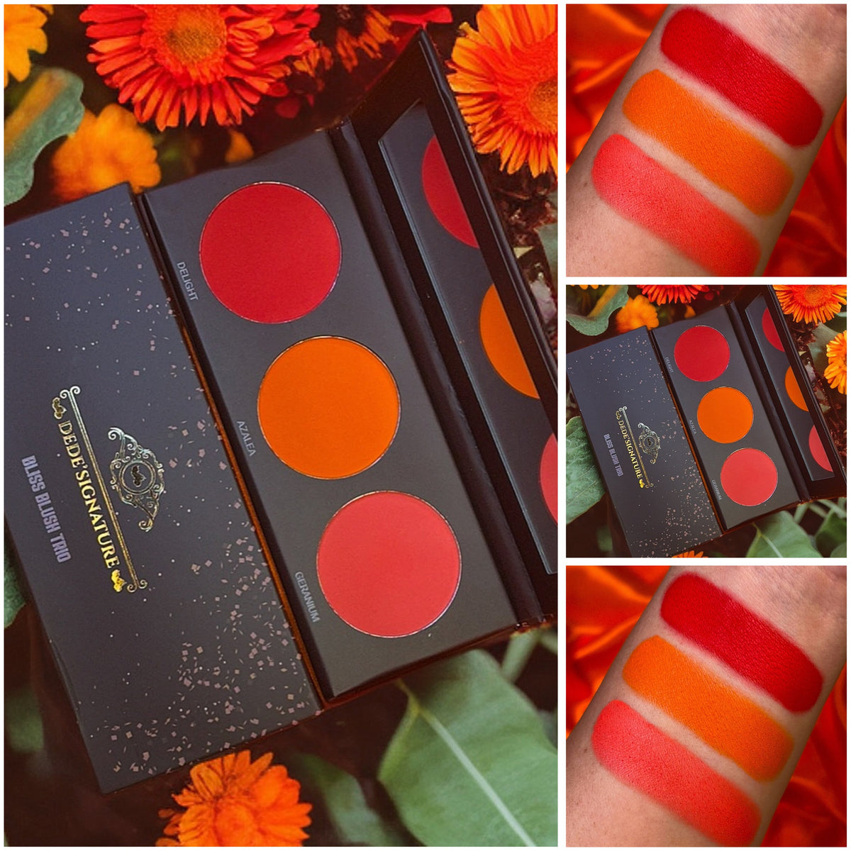 Blush Bliss Trio three-color cheek palette
