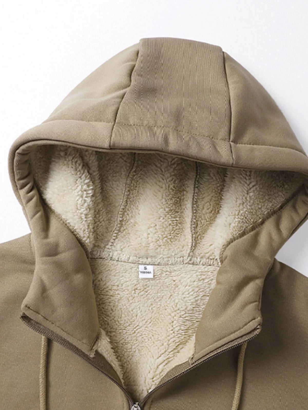 Men’s Fleece-Lined Zip-Up Hoodie product view 8