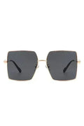 Flat top oversized fashion sunglasses