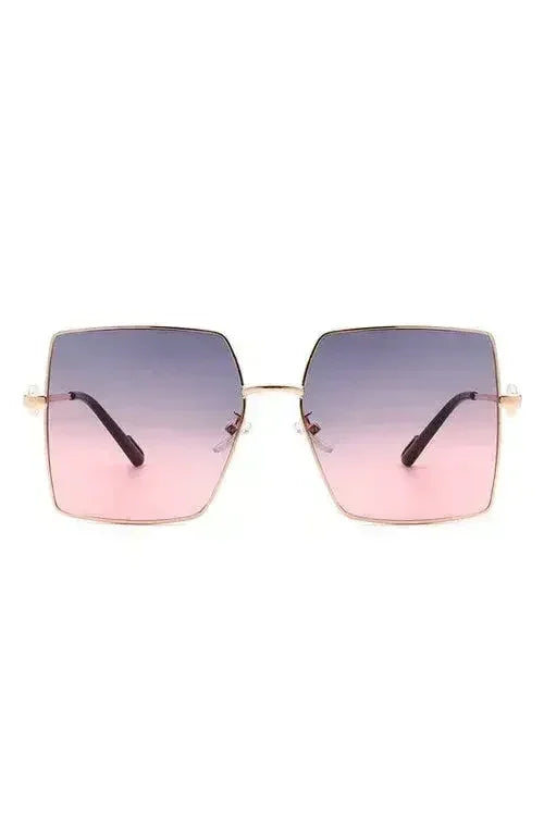 Oversized flat top square sunglasses accessory