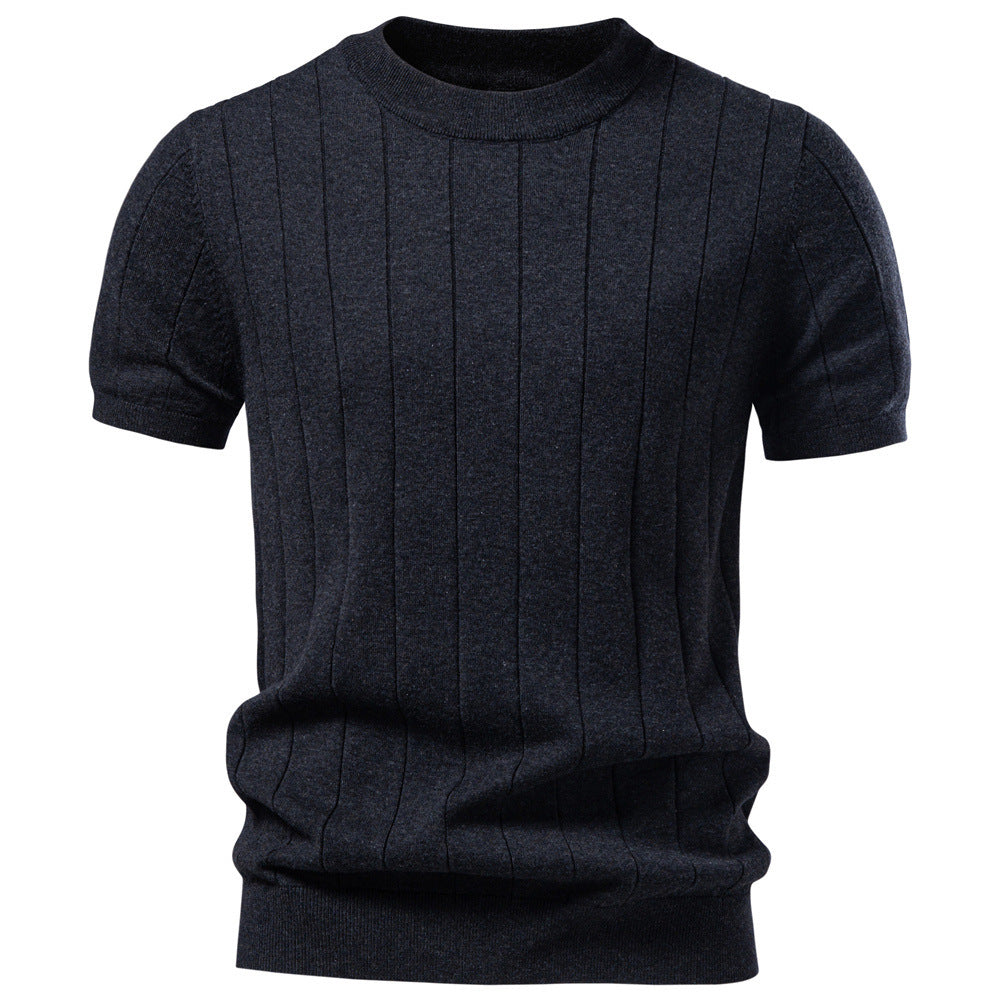Men’s short-sleeve crew-neck sweater - product view 3