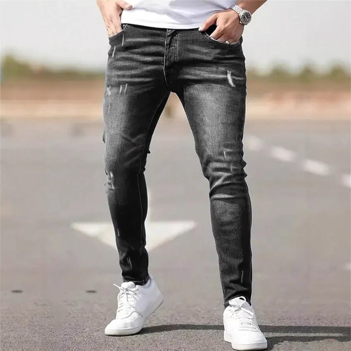 Men's slim-fit stretch skinny jeans Style 2147 - product image 1