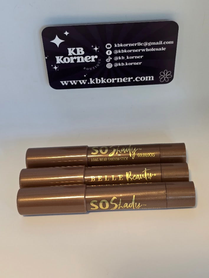 Goldilocks eye shadow product packaging and gold-toned color