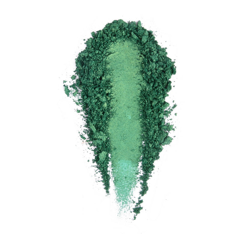 JADED eyeshadow palette green and blue shade detail