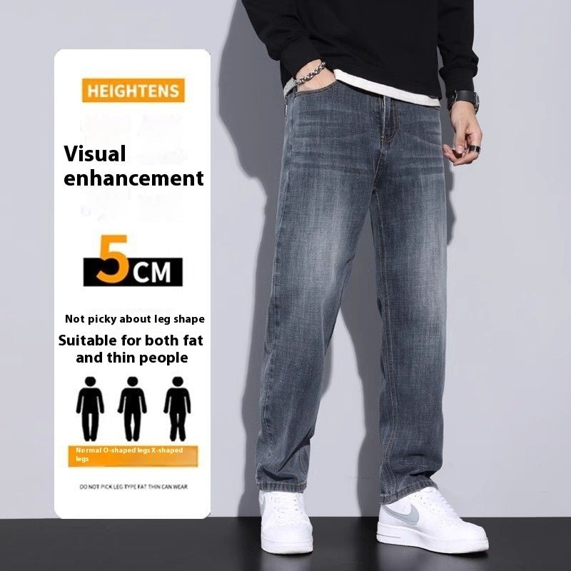 Men’s loose straight-leg jeans - product view 2