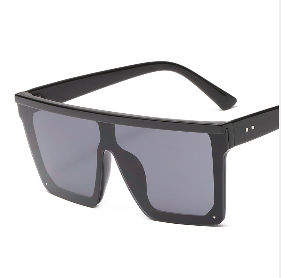 Champagne and peach oversized square sunglasses