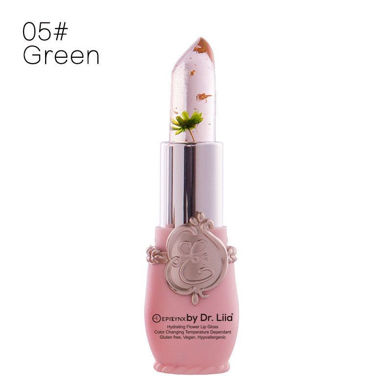 Vegan hydrating color-changing lip gloss product view