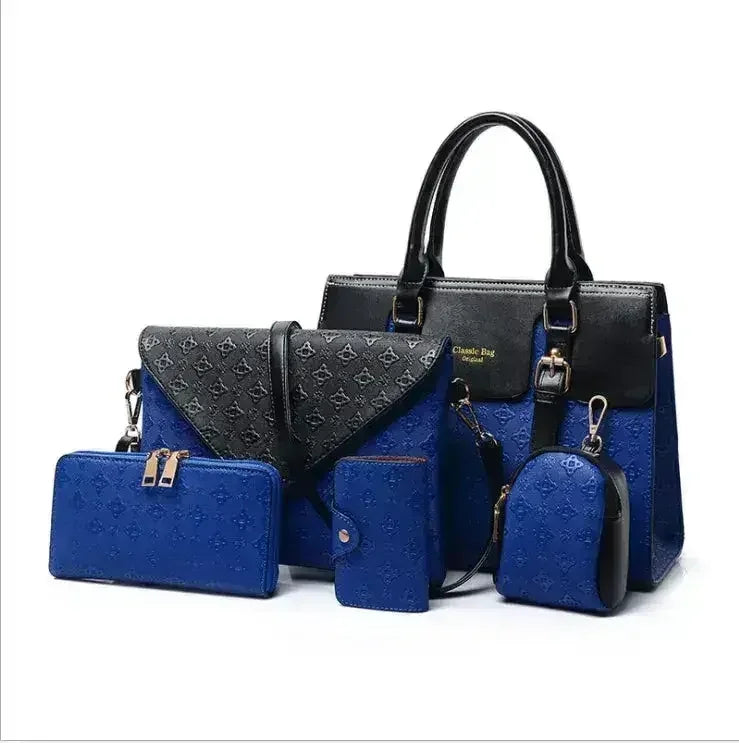 Structured handbag set with coordinating accessories