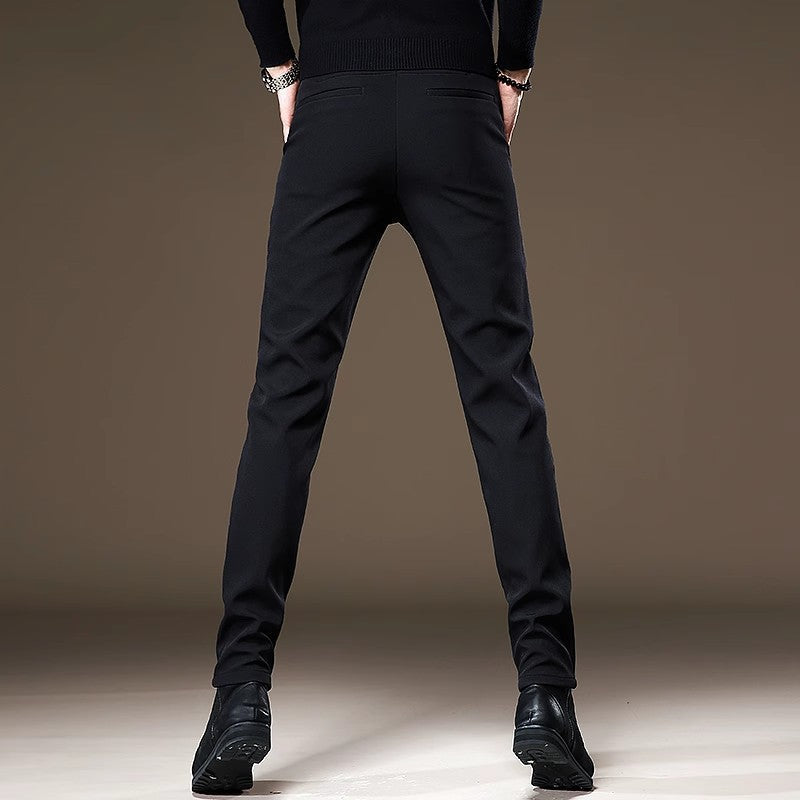 Men’s wrinkle-free slim tapered dress pants - product view 3