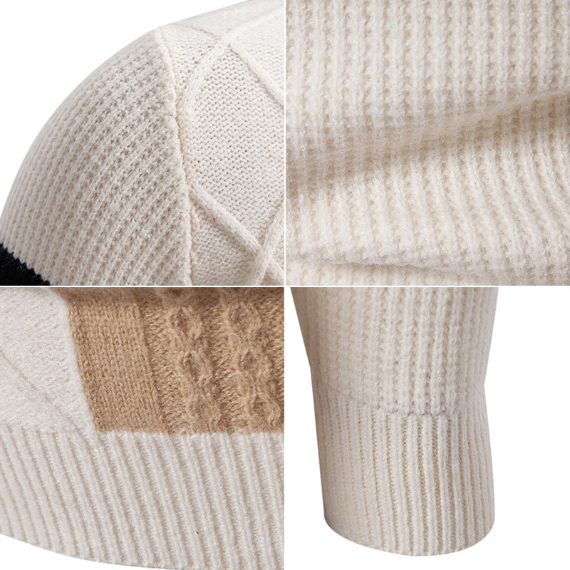 Men’s Color-Block Knit Sweater product view 2