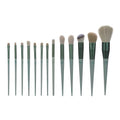 13-piece makeup brush set for blending complexion and eye makeup