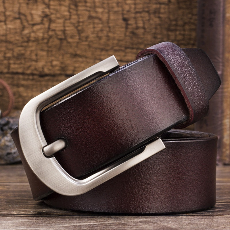 Men’s Genuine Leather Pin-Buckle Belt product view 1