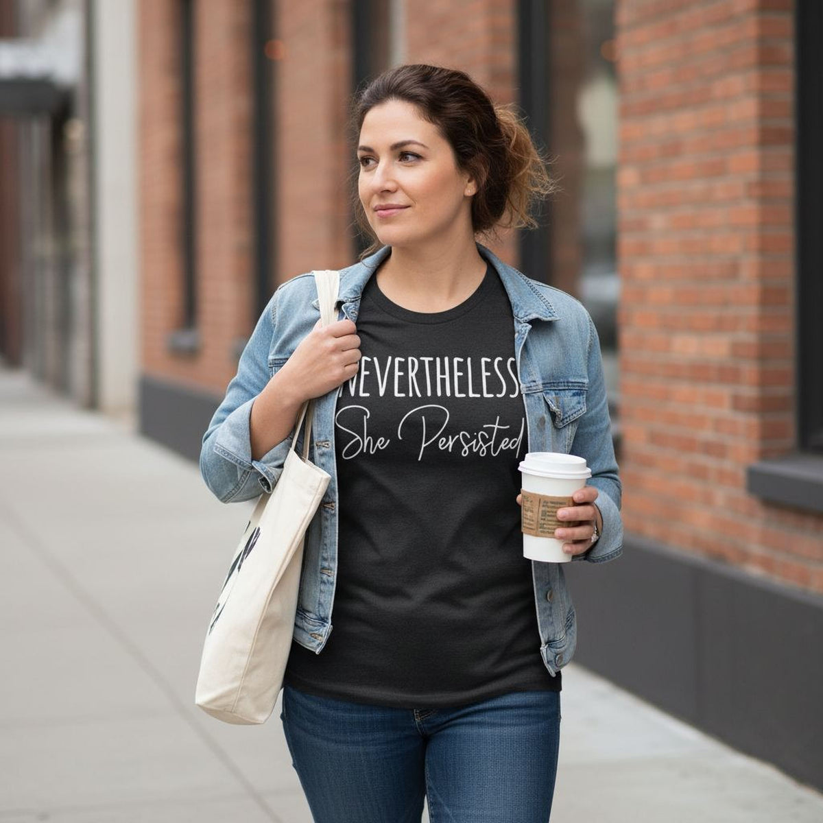 Nevertheless She Persisted Graphic Tee – product view 6