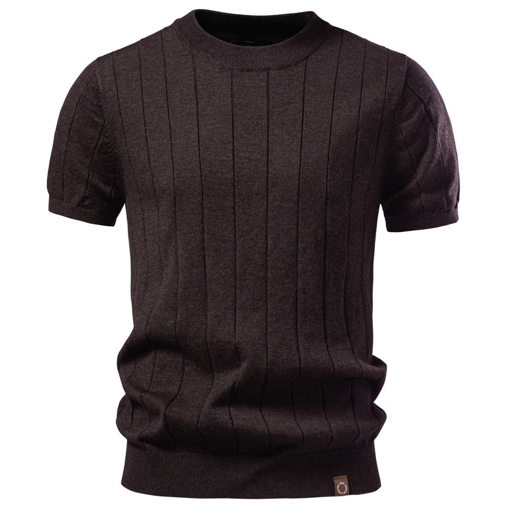 Men’s short-sleeve crew-neck sweater - product view 5