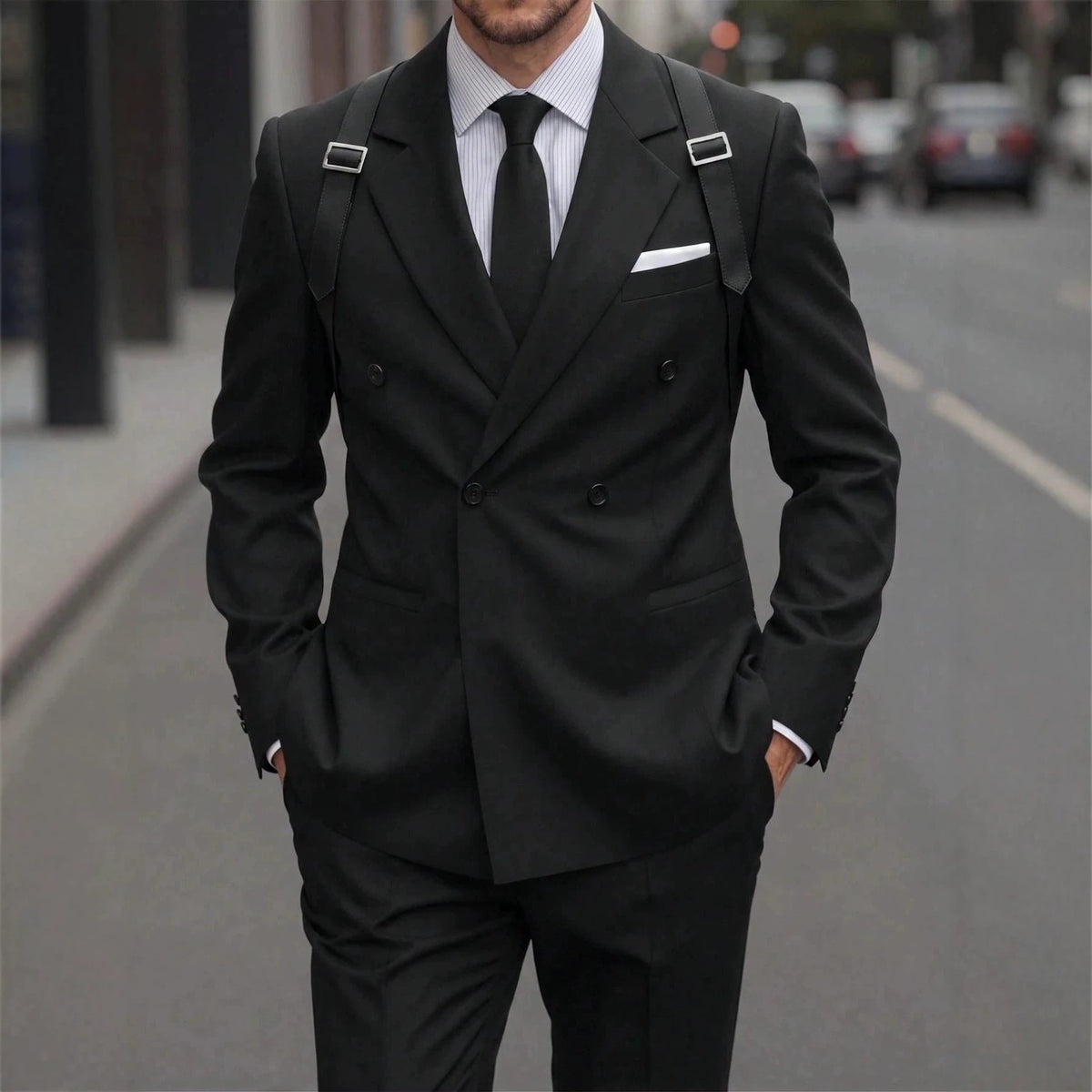 Men’s Slim-Fit Single-Breasted Blazer product view 1