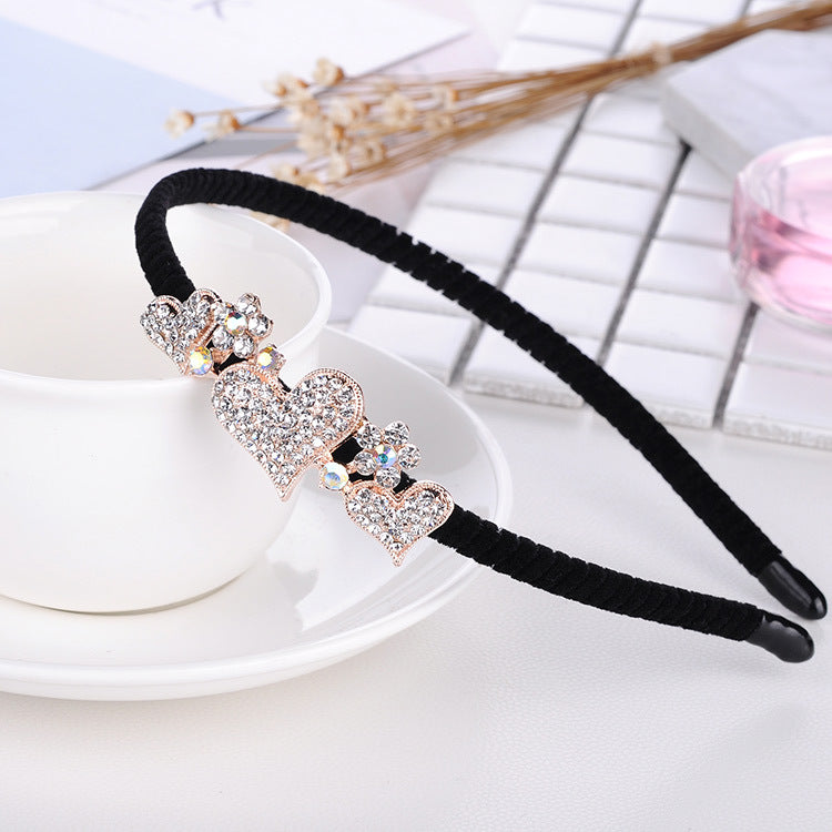 Rhinestone Motif Headband – product view 10