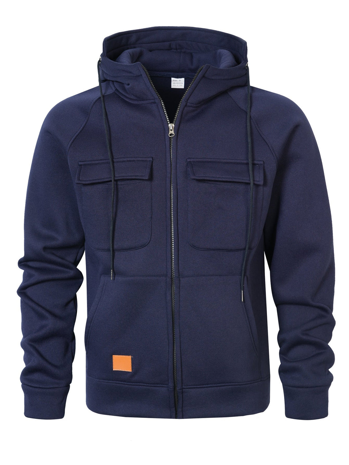 Men’s Multi-Pocket Hooded Sweatshirt product view 11