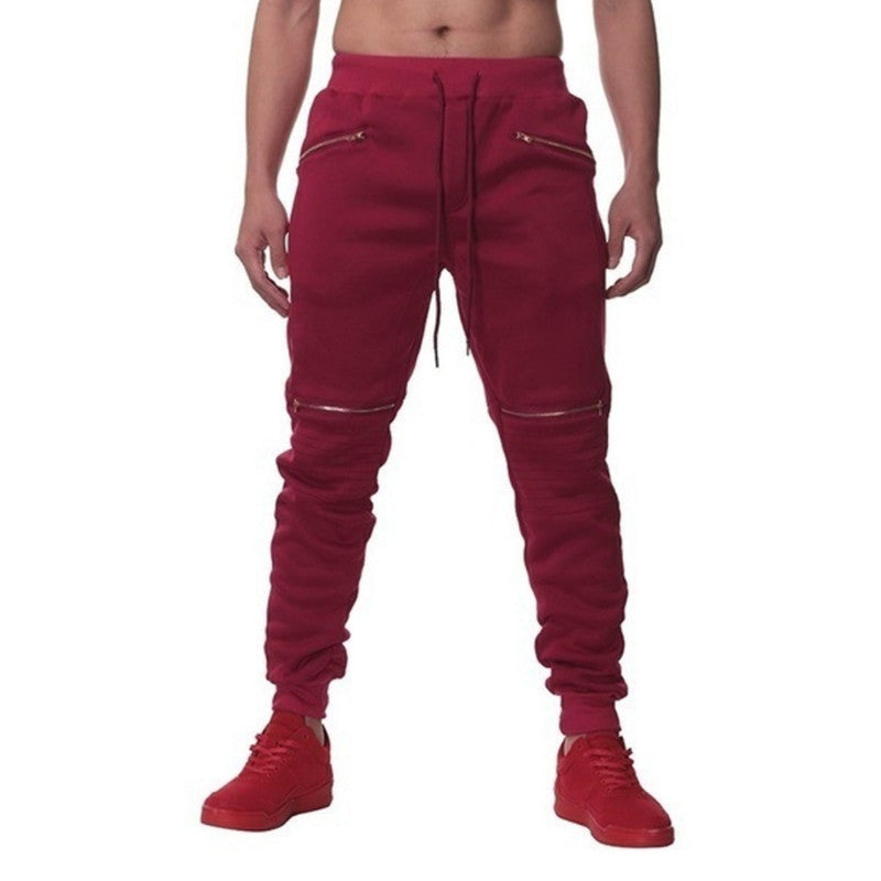 Men’s zip-pocket sports joggers – product detail