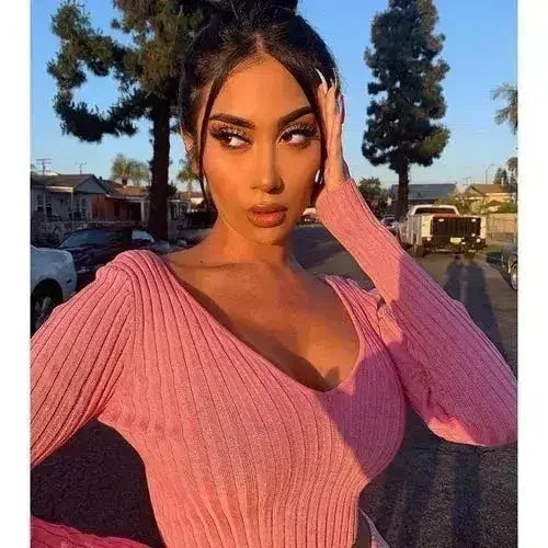 Women’s off-shoulder cotton-blend crop top - product view 10