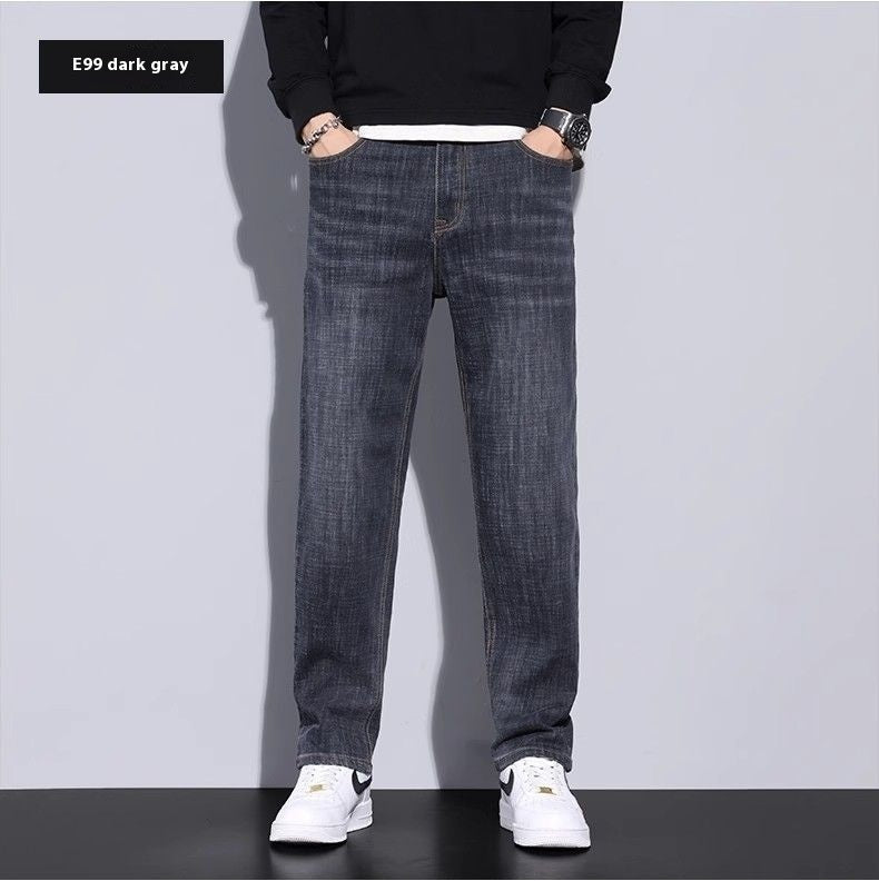 Men’s loose straight-leg jeans - product view 7