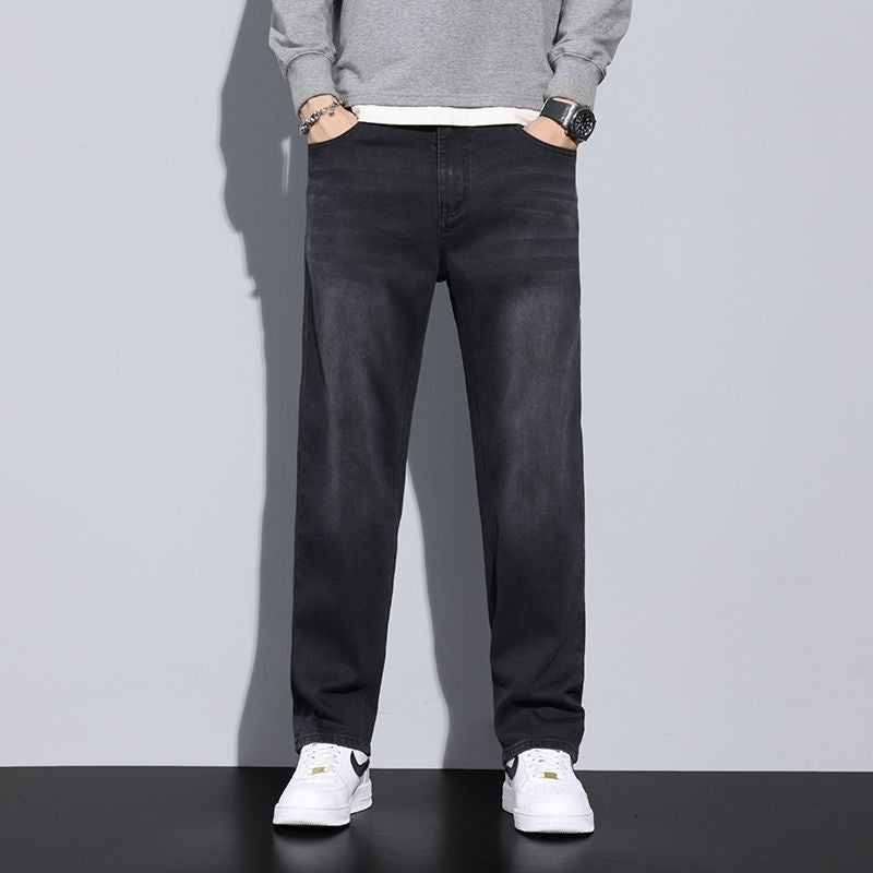 Men’s loose straight-leg jeans - product view 4