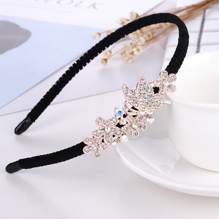 Rhinestone Motif Headband – product view 11