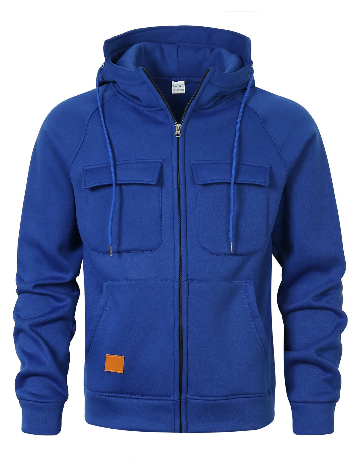 Men’s Multi-Pocket Hooded Sweatshirt product view 12