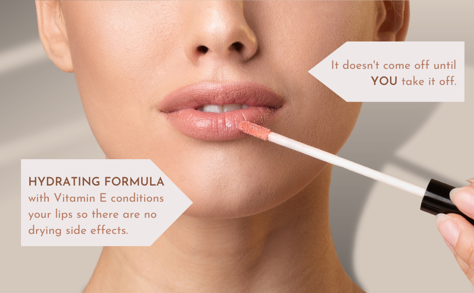 Pennie brown matte liquid lip cream product view
