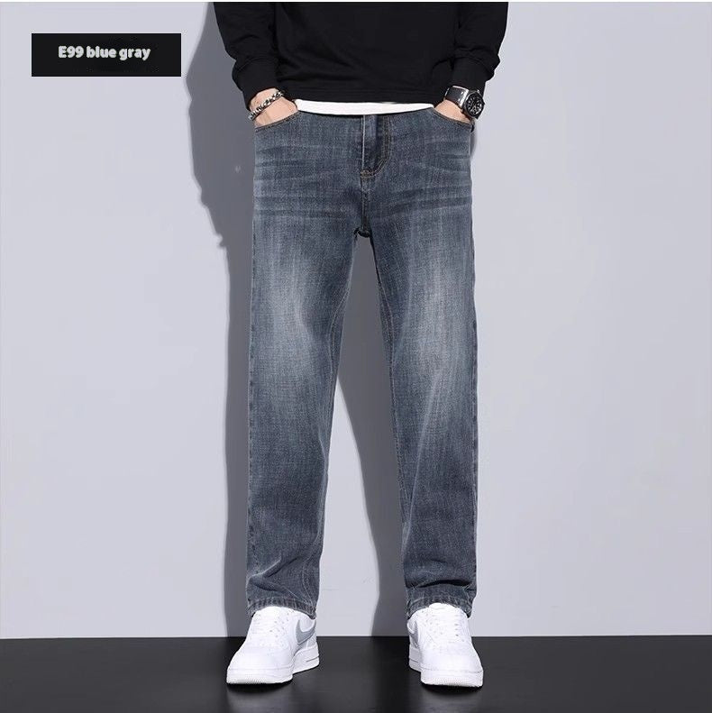 Men’s loose straight-leg jeans - product view 9