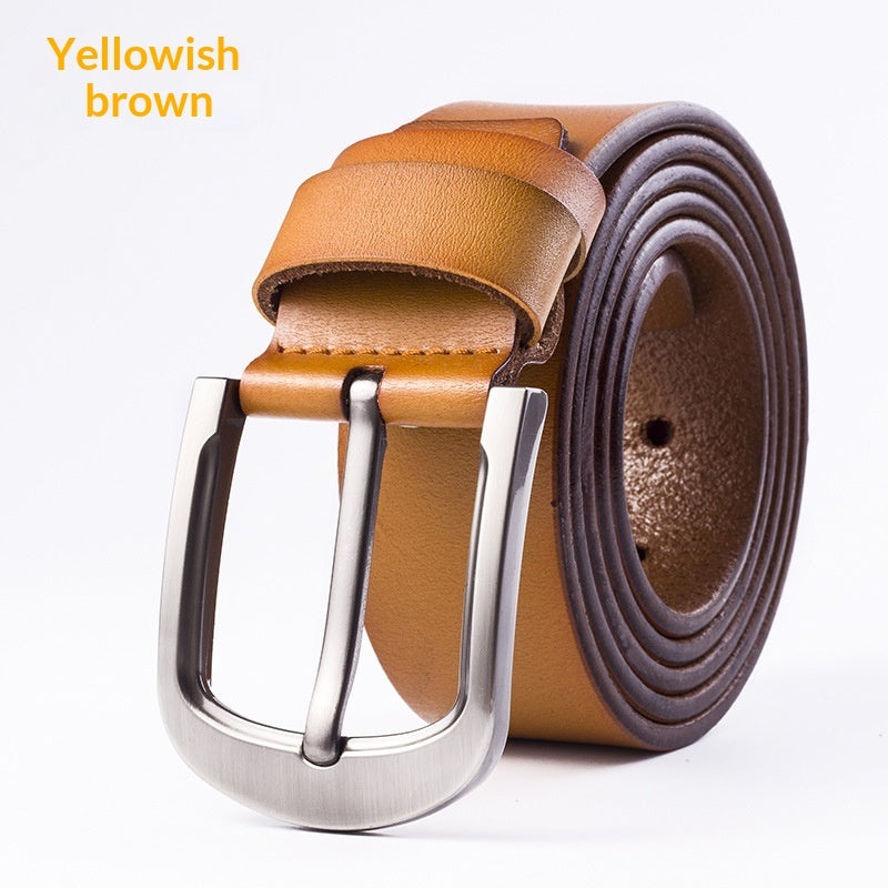 Men’s Genuine Leather Pin-Buckle Belt product view 8