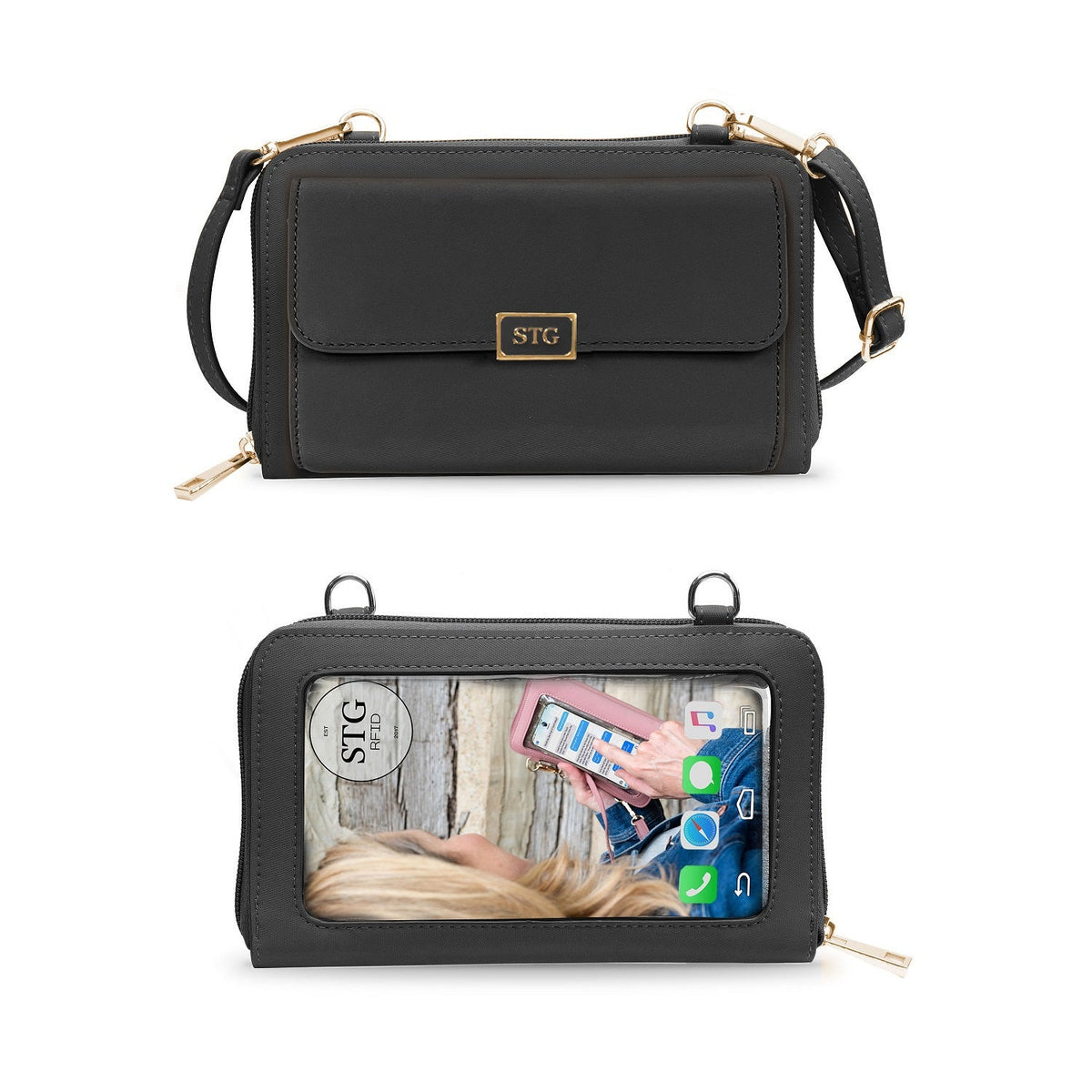 Captiva RFID touch screen purse — product image 10 (CA 1006MB)