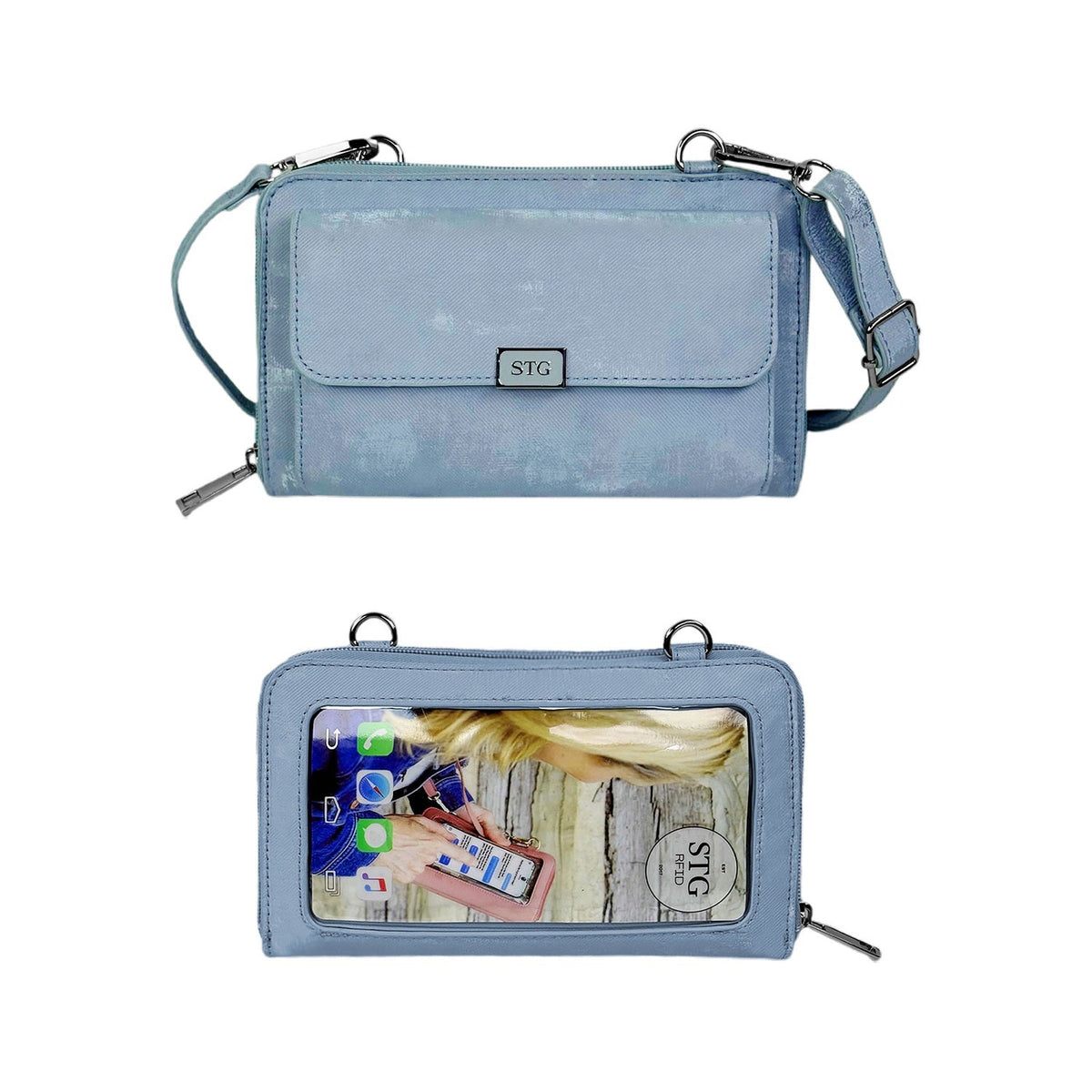 Captiva RFID touch screen purse — product image 1 (CA 1039IB)