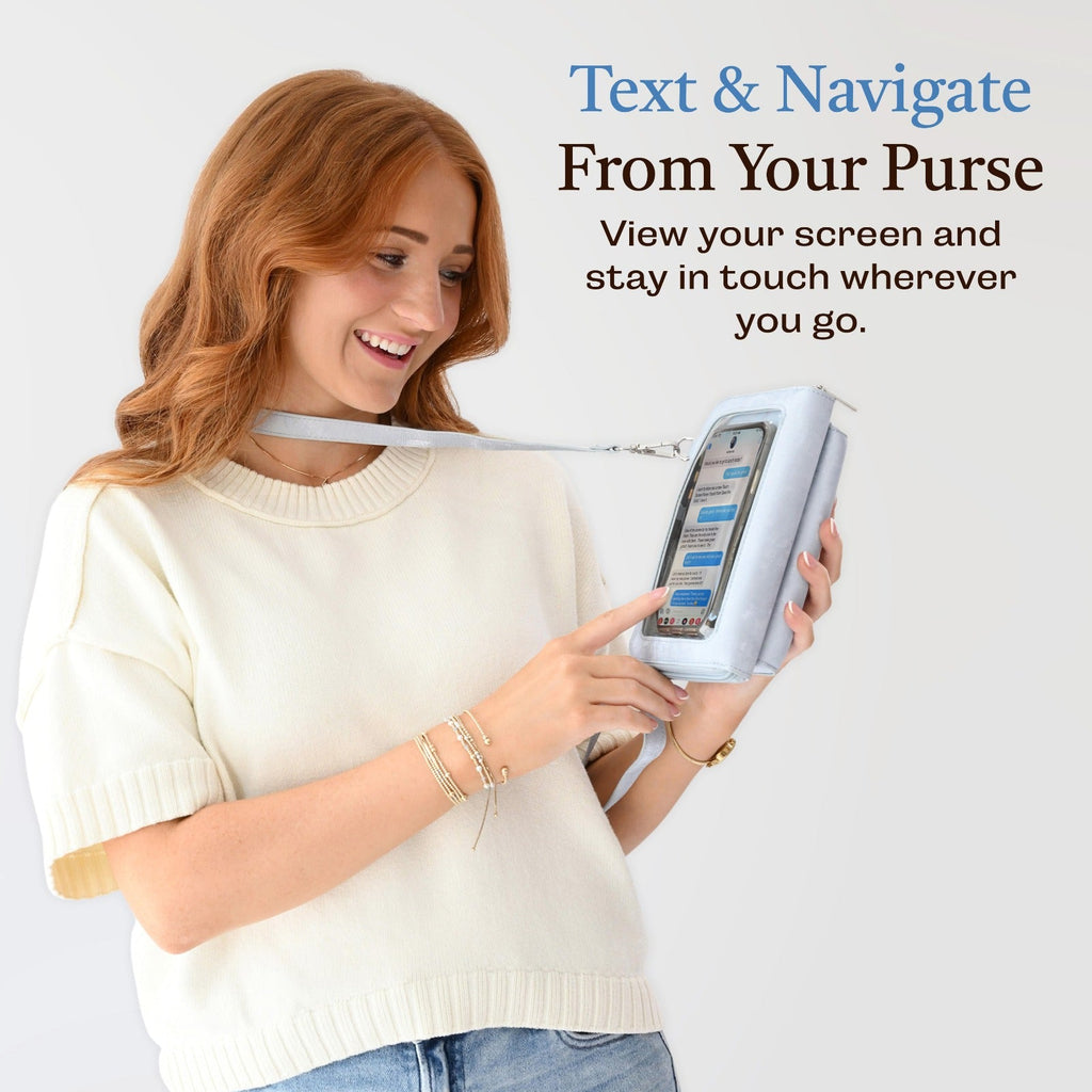 Captiva RFID touch screen purse — product image 3 (CaptivaBlue)