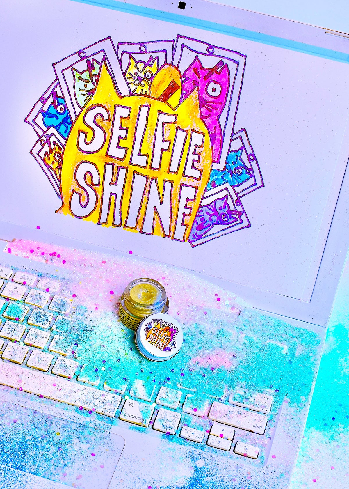 Selfie Shine dewy glossy multi-use balm product detail