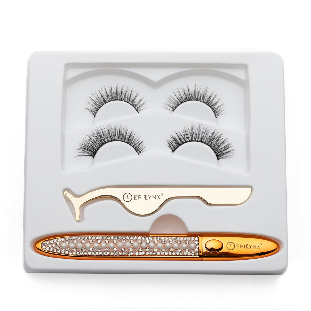 EpiLynx natural reusable false lash kit with eyeliner attachment system