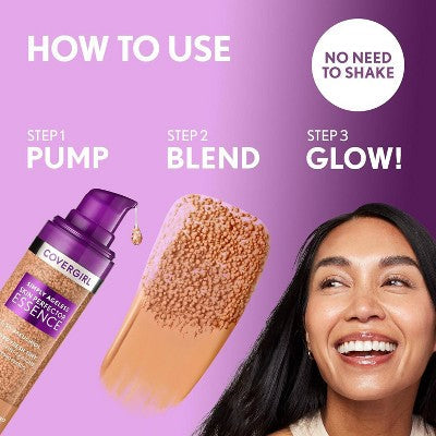 COVERGIRL Simply Ageless Skin Perfector Essence 75 Rich-Deep - product view 6