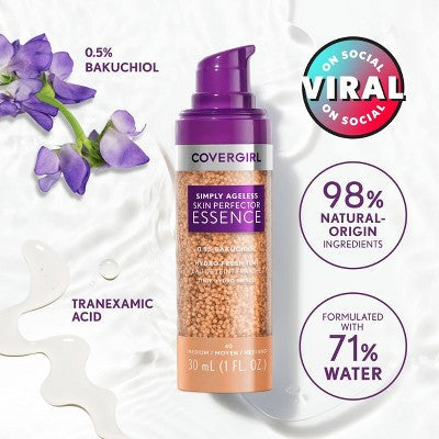 COVERGIRL Simply Ageless Skin Perfector Essence 75 Rich-Deep - product view 7