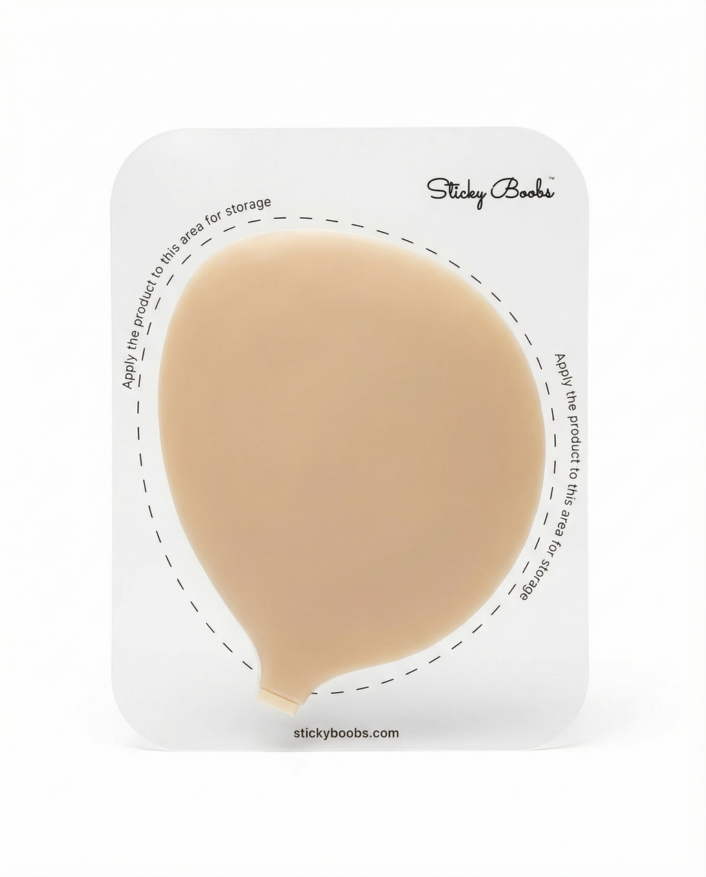 Sticky Boobs adhesive push-up strapless bra, product photograph