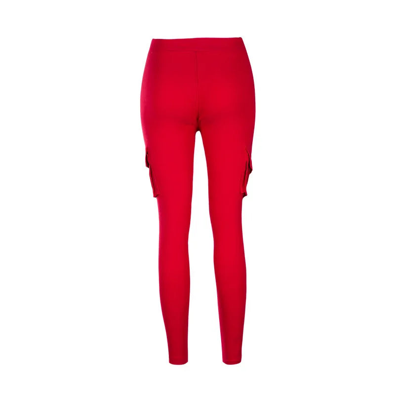 Women’s Elastic Drawstring Pencil Pants – product view 30