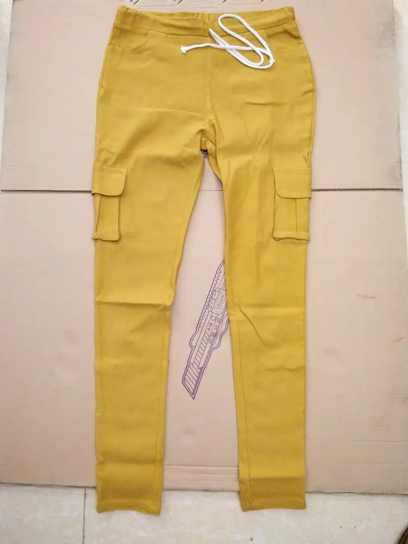 Women’s Elastic Drawstring Pencil Pants – product view 16