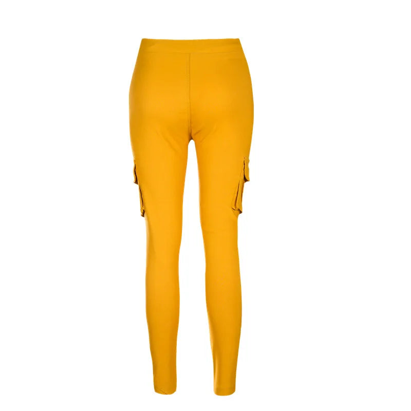 Women’s Elastic Drawstring Pencil Pants – product view 26