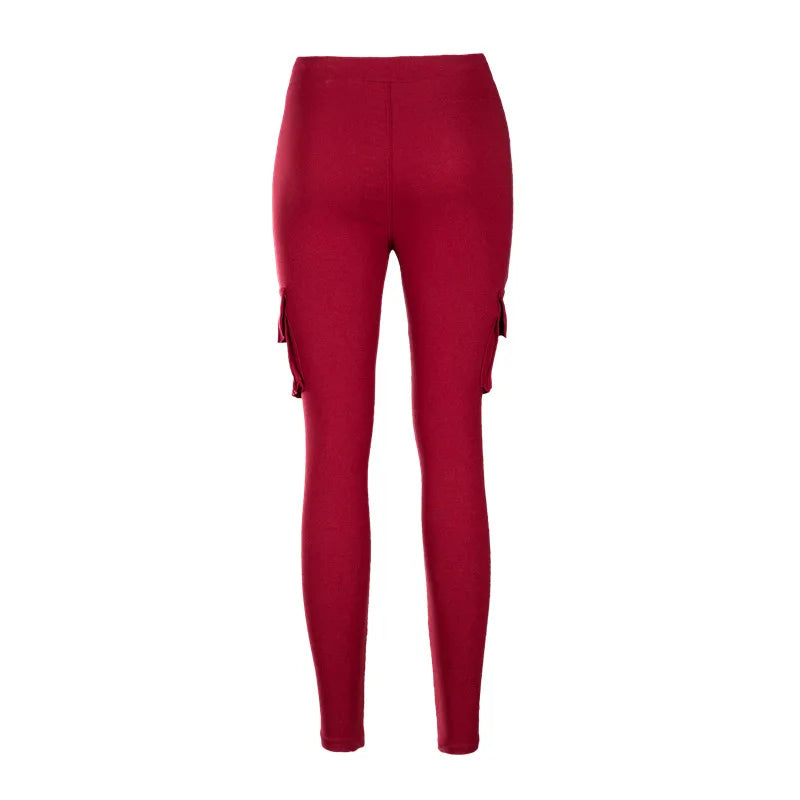 Women’s Elastic Drawstring Pencil Pants – product view 24