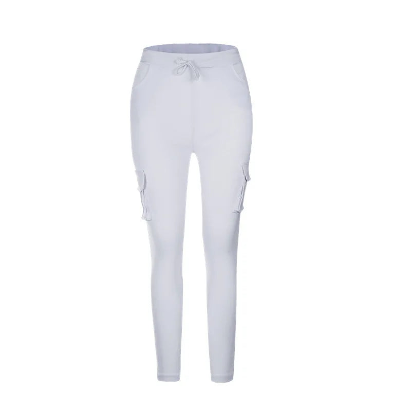Women’s Elastic Drawstring Pencil Pants – product view 27