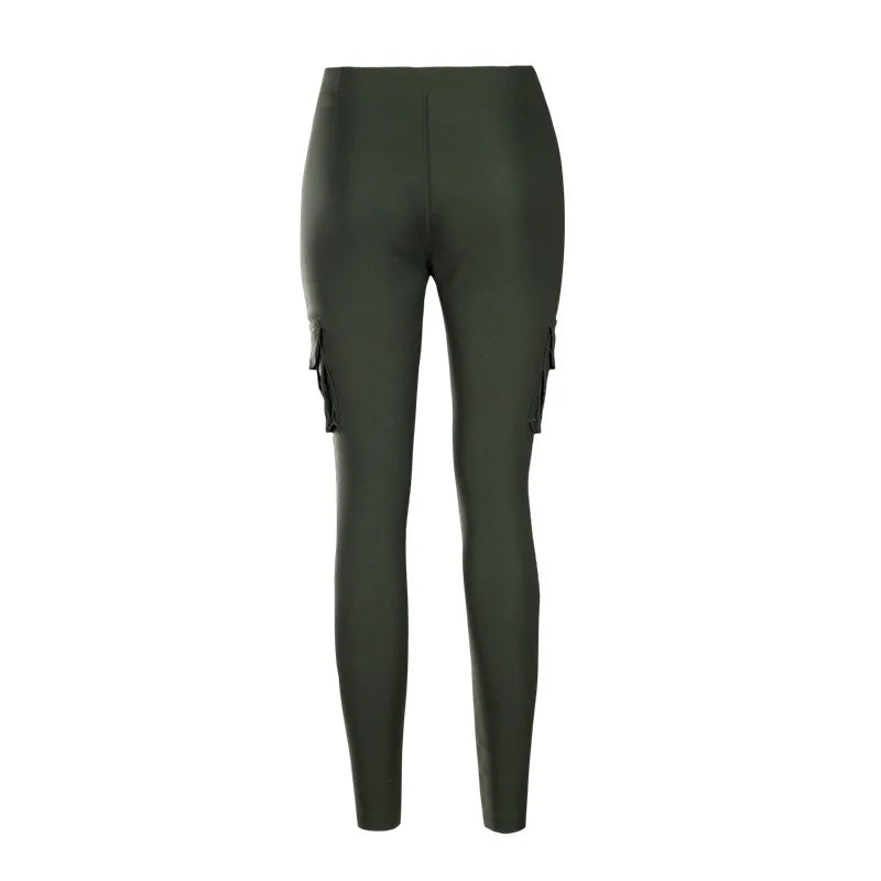 Women’s Elastic Drawstring Pencil Pants – product view 22