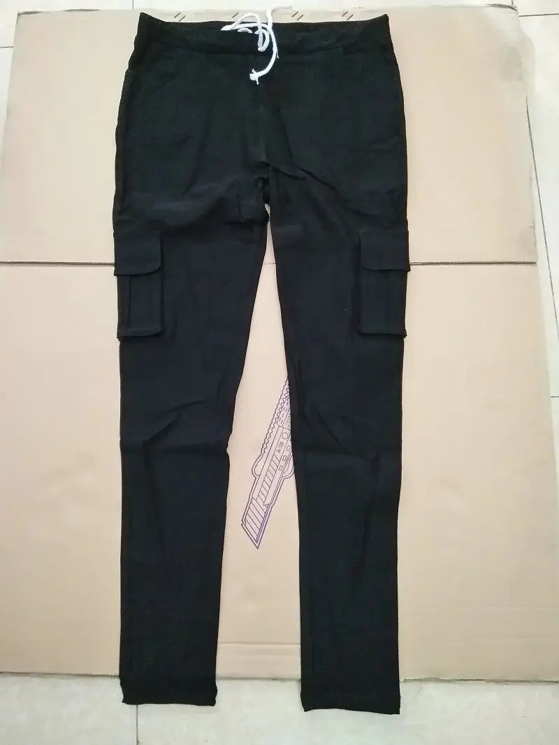 Women’s Elastic Drawstring Pencil Pants – product view 18