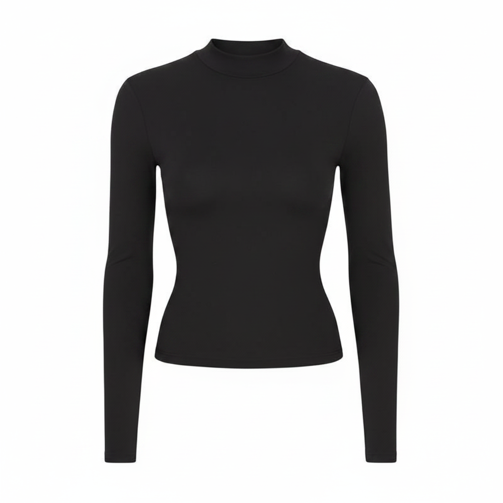 Long-sleeve fitted top product detail